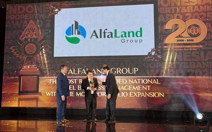 Property and Bank Award 2025 Nobatkan Alfaland sebagai Manajemen Hotel Terunggul