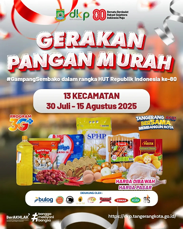 Sambut HUT ke-80 RI, Dapatkan Harga Pangan Murah Sesuai Jadwal Ini