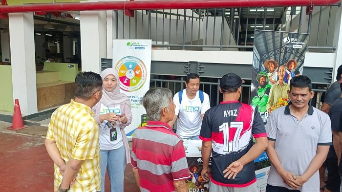 Iuran Rp16.800 per Bulan, Pedagang Pasar Anyar Dapat Perlindungan JKK dan JKM