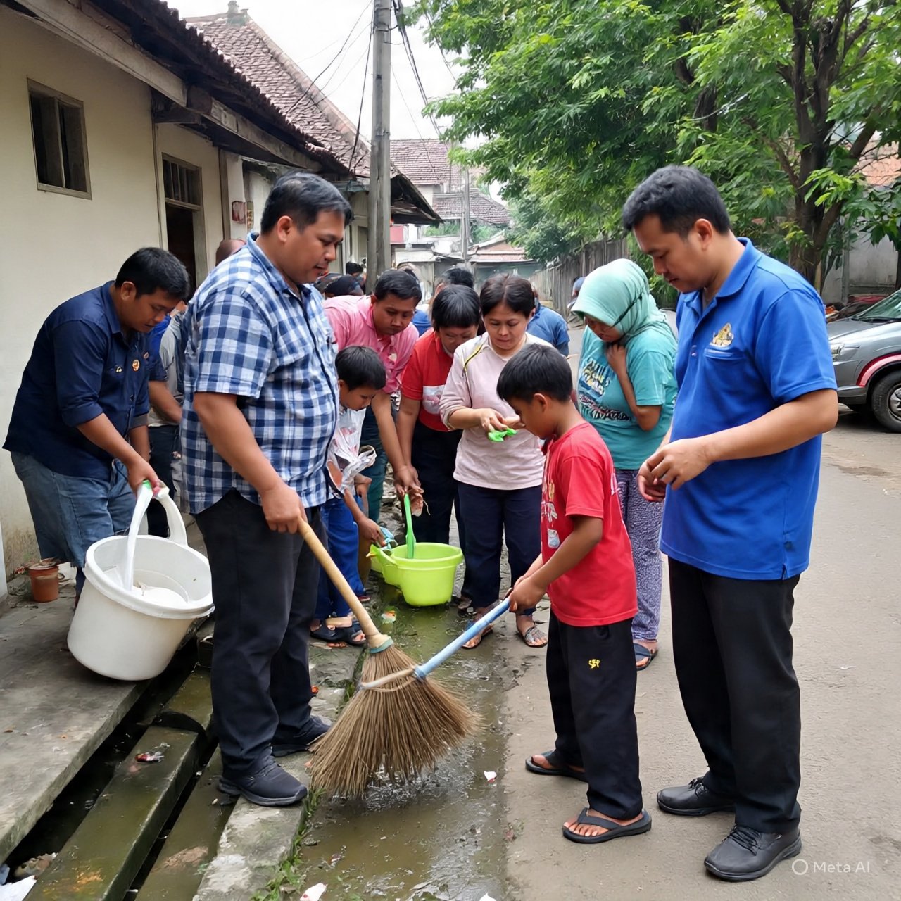 Musim Hujan, Kelurahan Karawaci Baru Ajak Warga Aktif Jaga Kesehatan dan Lingkungan