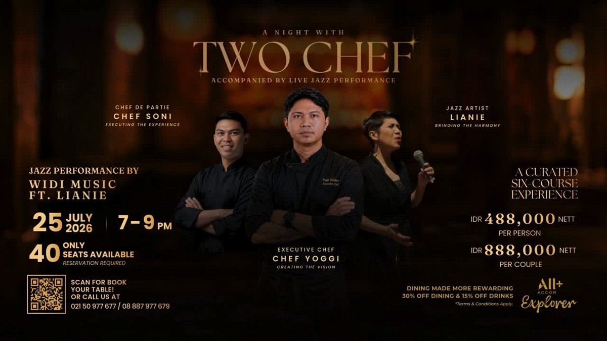 A Night with Two Chefs Jadi Strategi ibis Styles Serpong BSD City Genjot Bisnis Kuliner Hotel