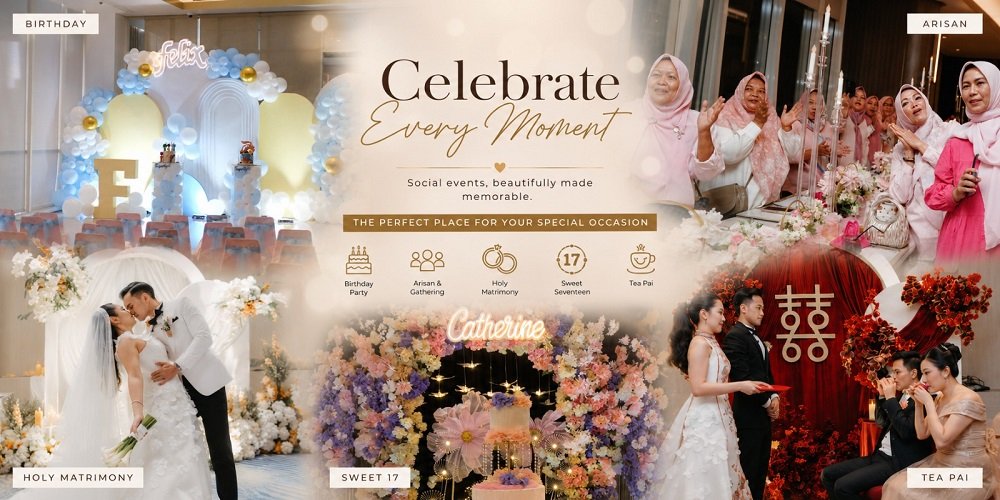 Promo Atria Hotel Gading Serpong 2026, Paket Meeting Mulai Rp250 Ribu dan Wedding untuk 150 Tamu