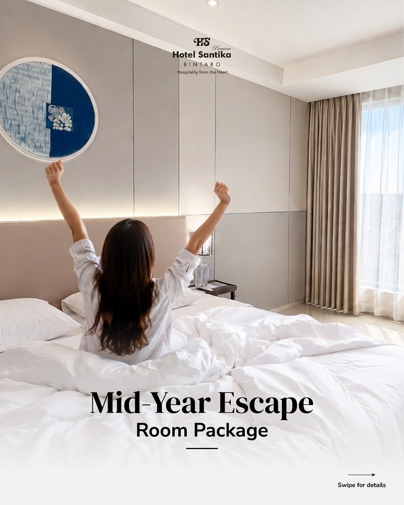 Hotel Santika Premiere Bintaro Tawarkan Paket Staycation Mulai Rp1 Juta Selama Juli 2026