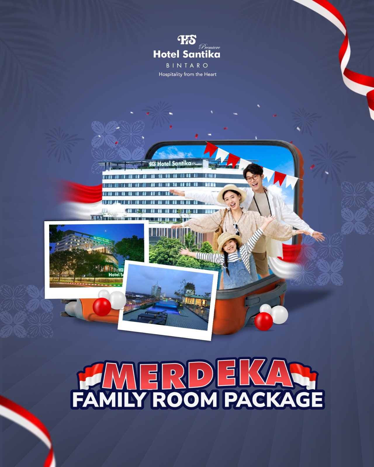 Merdeka Family Room Package, Liburan Agustus Makin Seru Bersama Keluarga di Hotel Santika Premiere Bintaro