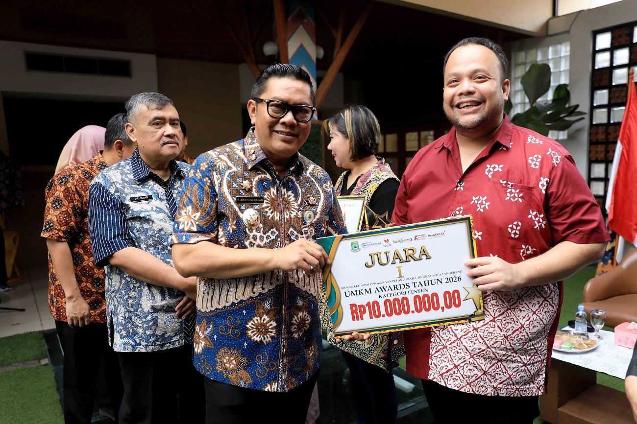 UMKM Award 2026, Pemkot Tangerang Dorong Produk Lokal Tembus Pasar Global