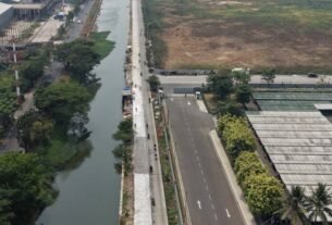 Pengecoran Tuntas, Jalan Sisi Cisadane Barat Bayur Segera Beroperasi