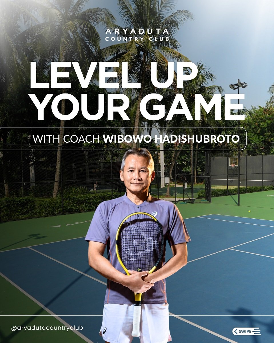 Tennis Coaching Clinic ARYADUTA Country Club Digelar 26–27 September 2026